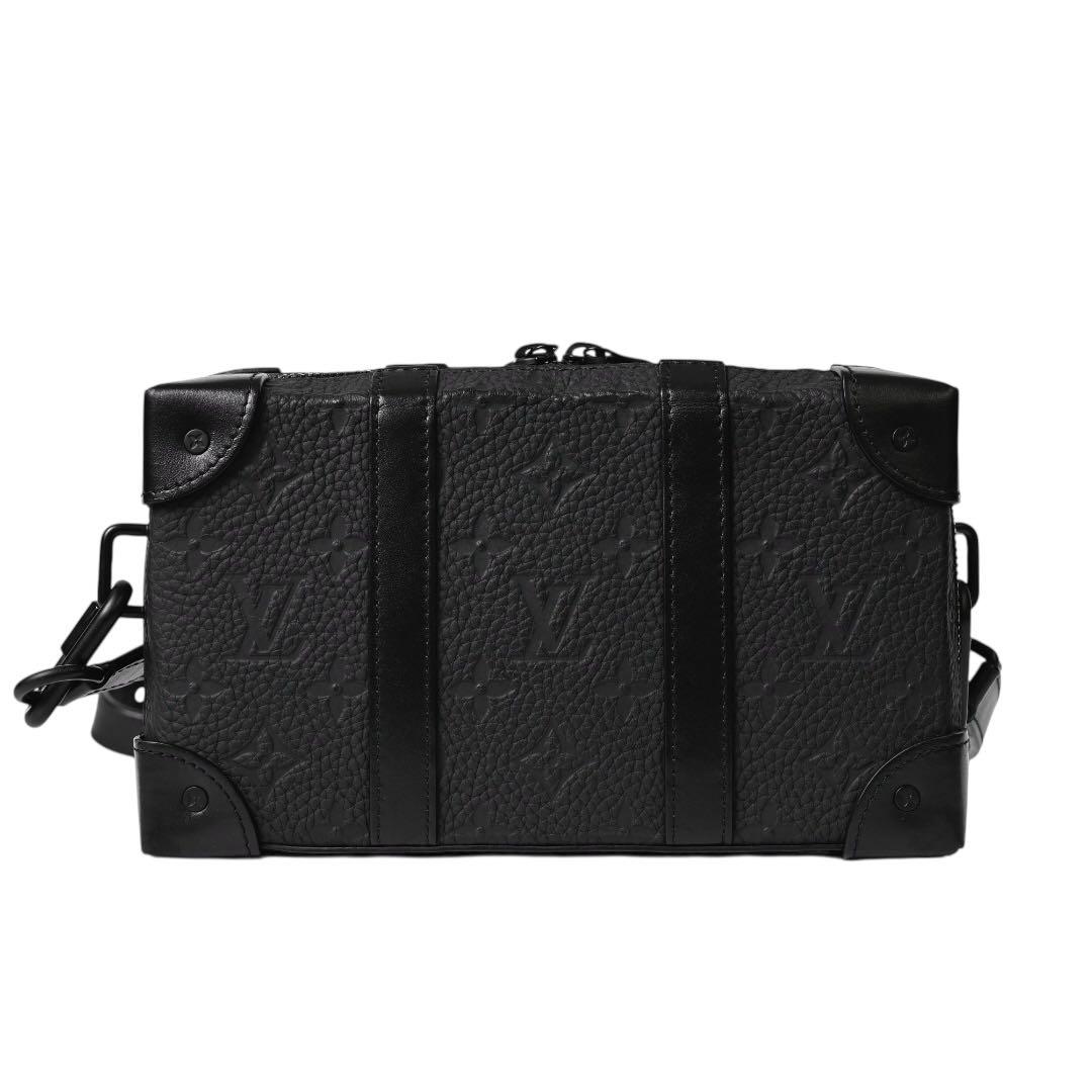 【新品同様】ルイヴィトン ブラック ショルダーバッグ ソフトトランク ウォレット