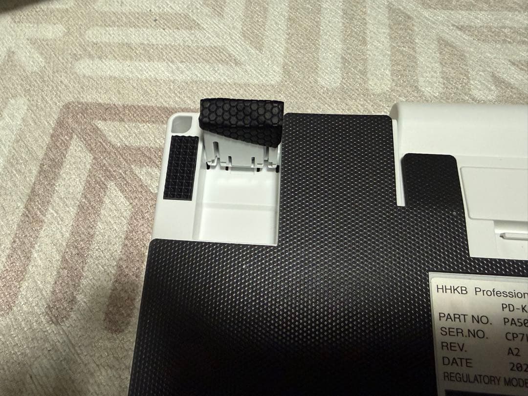 be様用HHKB 日本語雪　➕キーキャップ墨