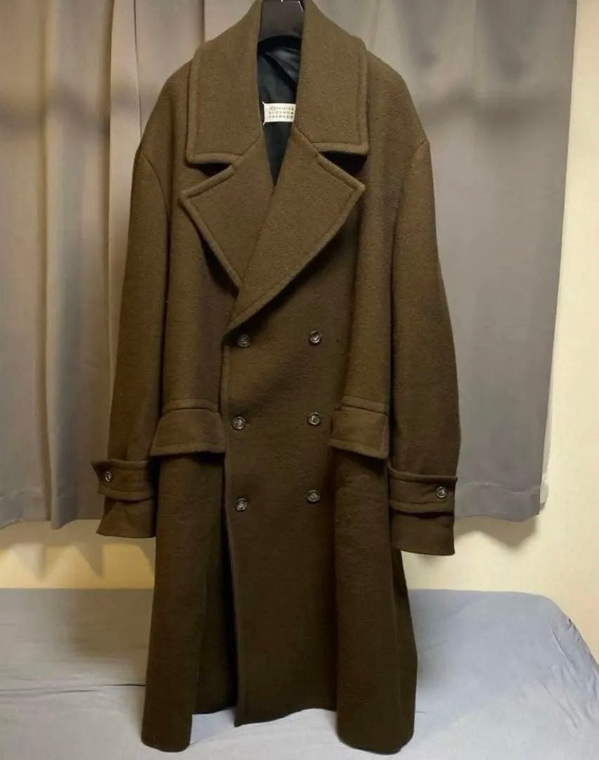 ジ*ゥ様 Maison Margiela ダブルブレスト チェスターコート