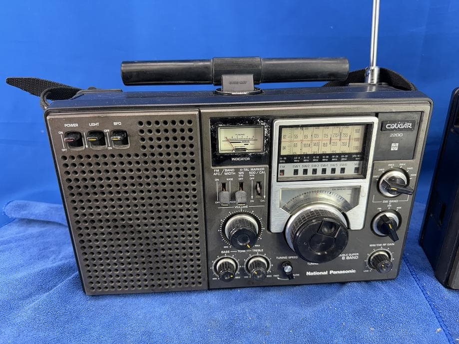 National Panasonicクーガー 2200ラジオジャンク2台まとめて