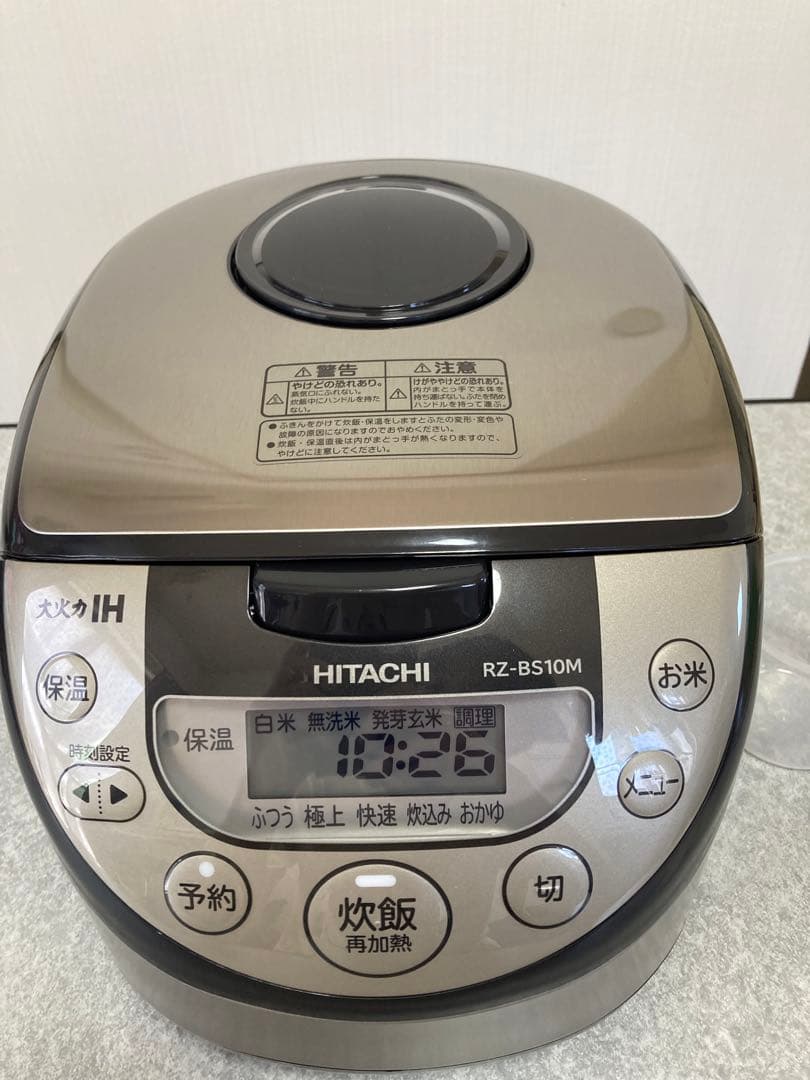 Z*n様 HITACHI IH炊飯器 RZ-BS10M 1.0L