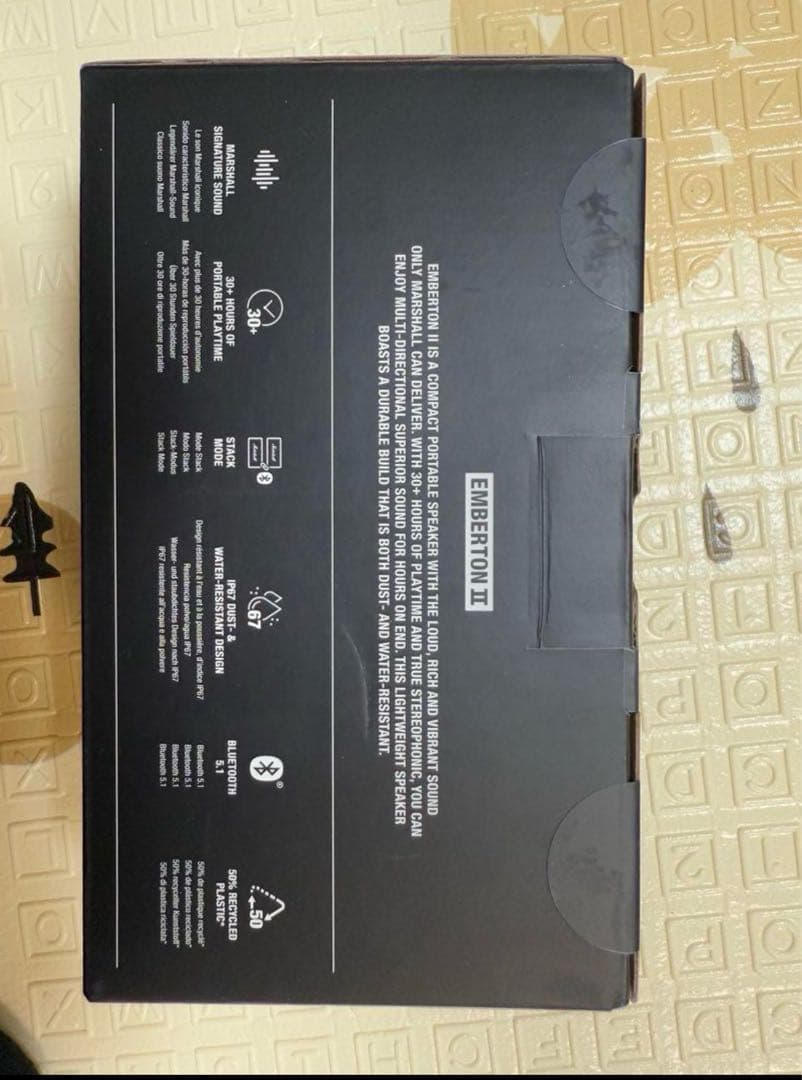 【国内正規品】Marshall EMBERTON Ⅱ ポータブルスピーカー