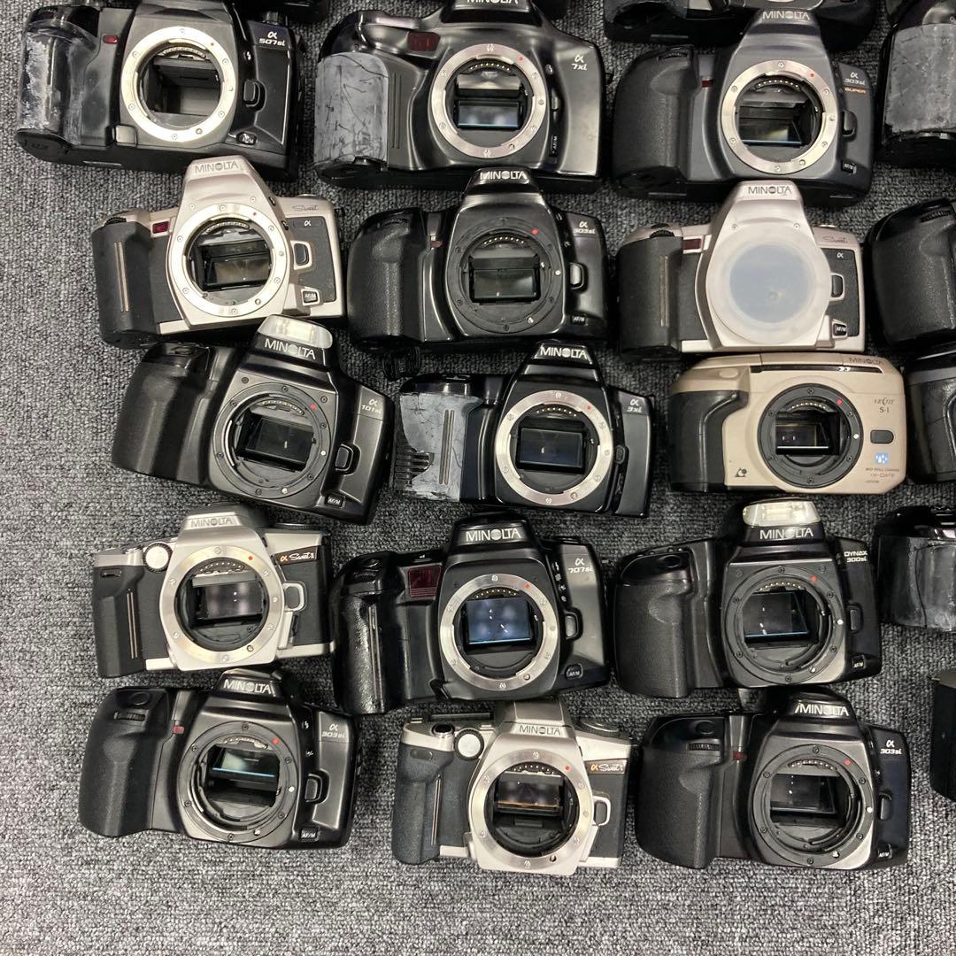 【メ3】計40個 MINOLTA 一眼レフ フィルムカメラ まとめ売り ジャンク