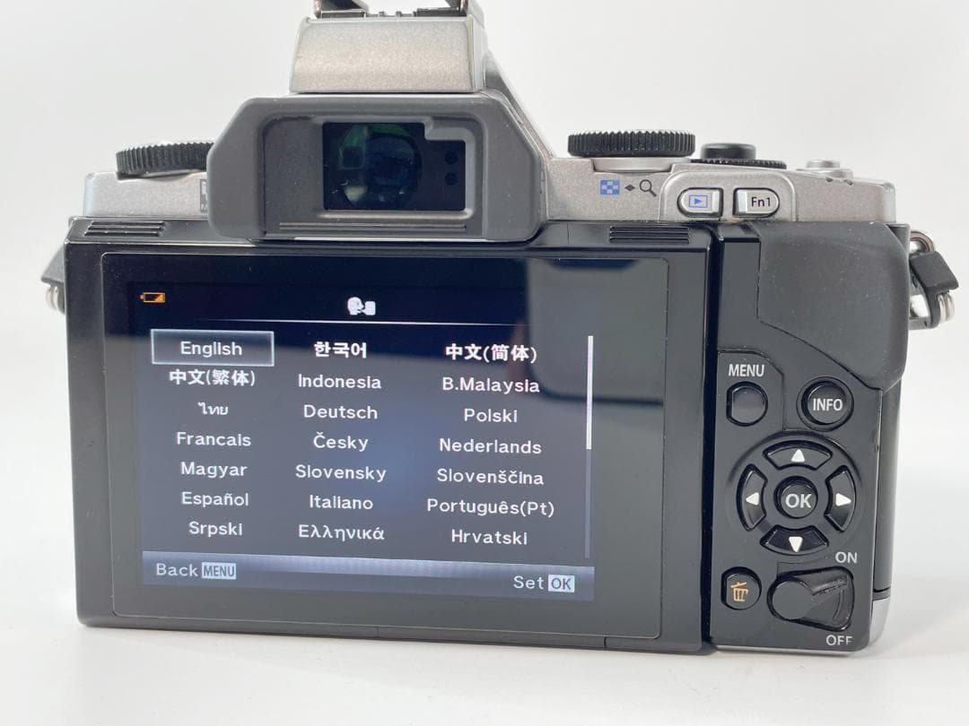 OLYMPUS OM-D E-M5 ミラーレスカメラ　シルバーボディ　#3A01