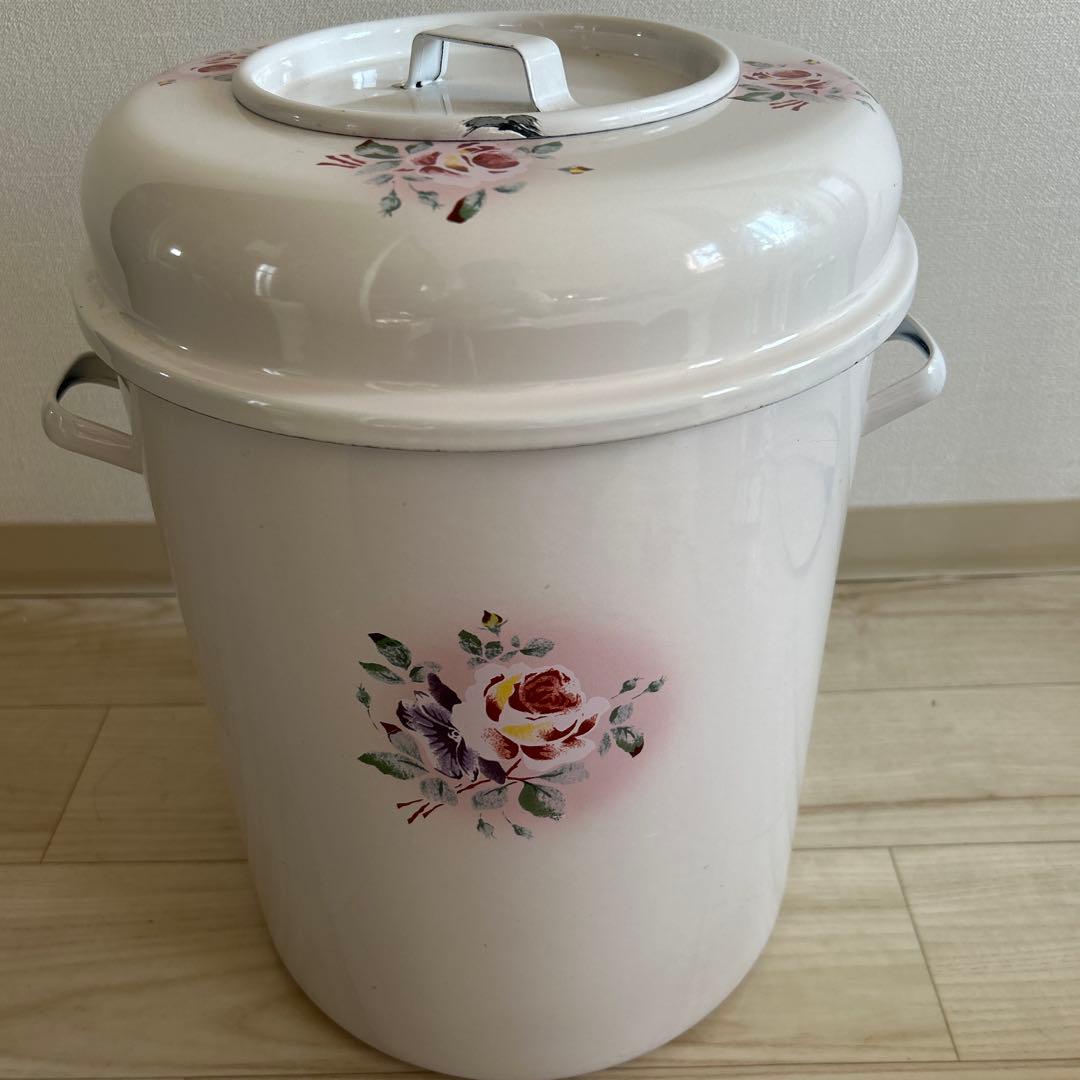 ＊imane＊イマン　特大トラッシュ缶　プリンセスローズ