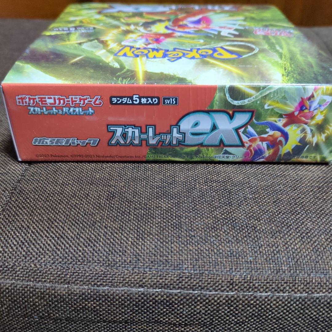 ポケモンカード　スカーレットex　BOX　ポケセン産　シュリンク付き　納品書付き