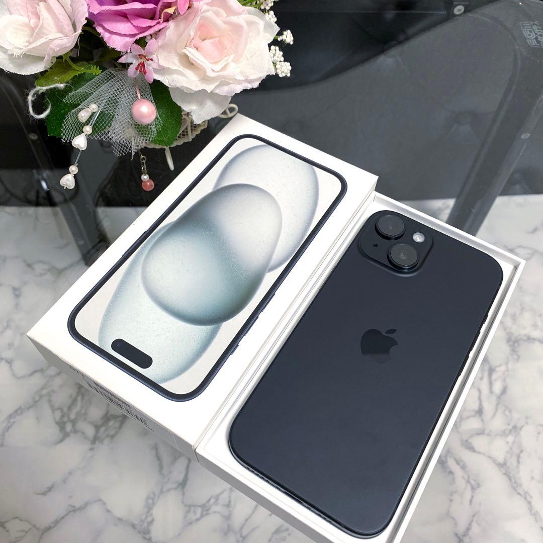 【新品未使用】Apple iPhone15ブラック本体 128GB SIMフリー