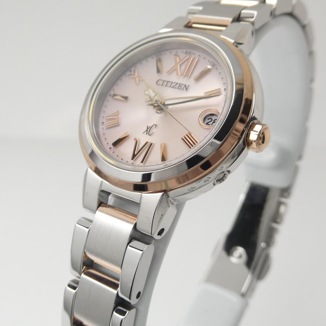 ✴未使用稼働品 シチズン xC 電波ソーラー ミニソル エコドライブ 18.5㎝