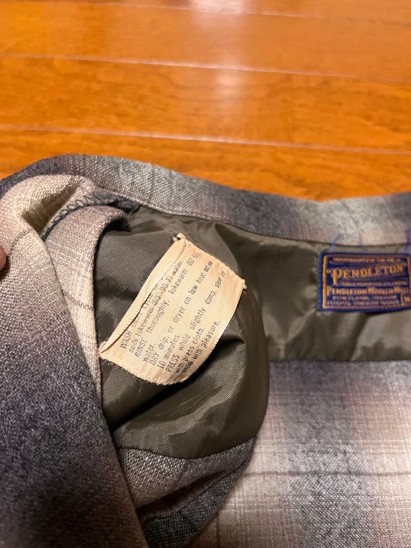 ◎50s PENDLETON ペンドルトン オンブレチェック ベルベルジン
