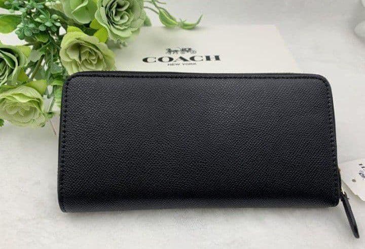 新品未使用コーチ長財布パックマンブラックレディースメンズ送料無料即日発送