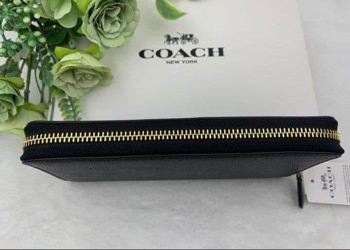 新品未使用コーチ長財布パックマンブラックレディースメンズ送料無料即日発送
