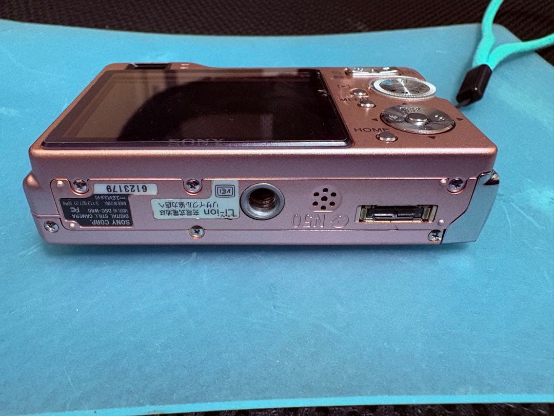 デジカメ　ソニー　サイバーショット　DSC-W80 ピンク　動作品　美品