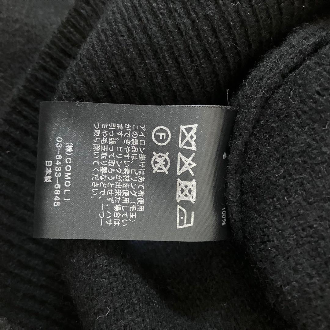 comoli ラムズウールクルーネックニット　size1 25aw
