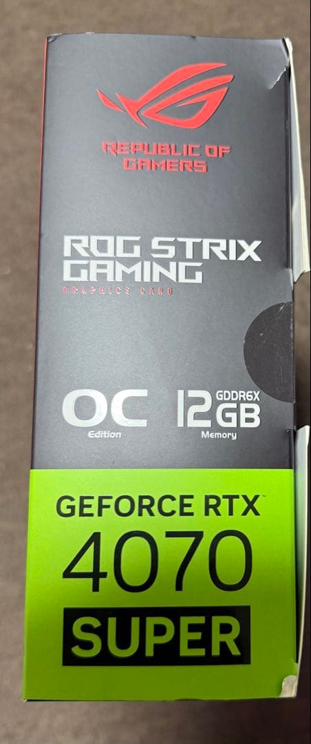新品未開封ASUS ROG STRIX RTX 4070 SUPER OC