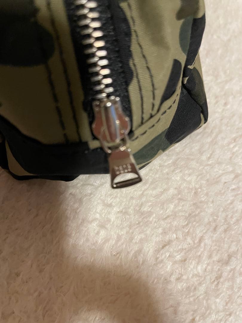 【希少】old A bathing apeエイプ 初期カモ柄ポーチ マルチケース