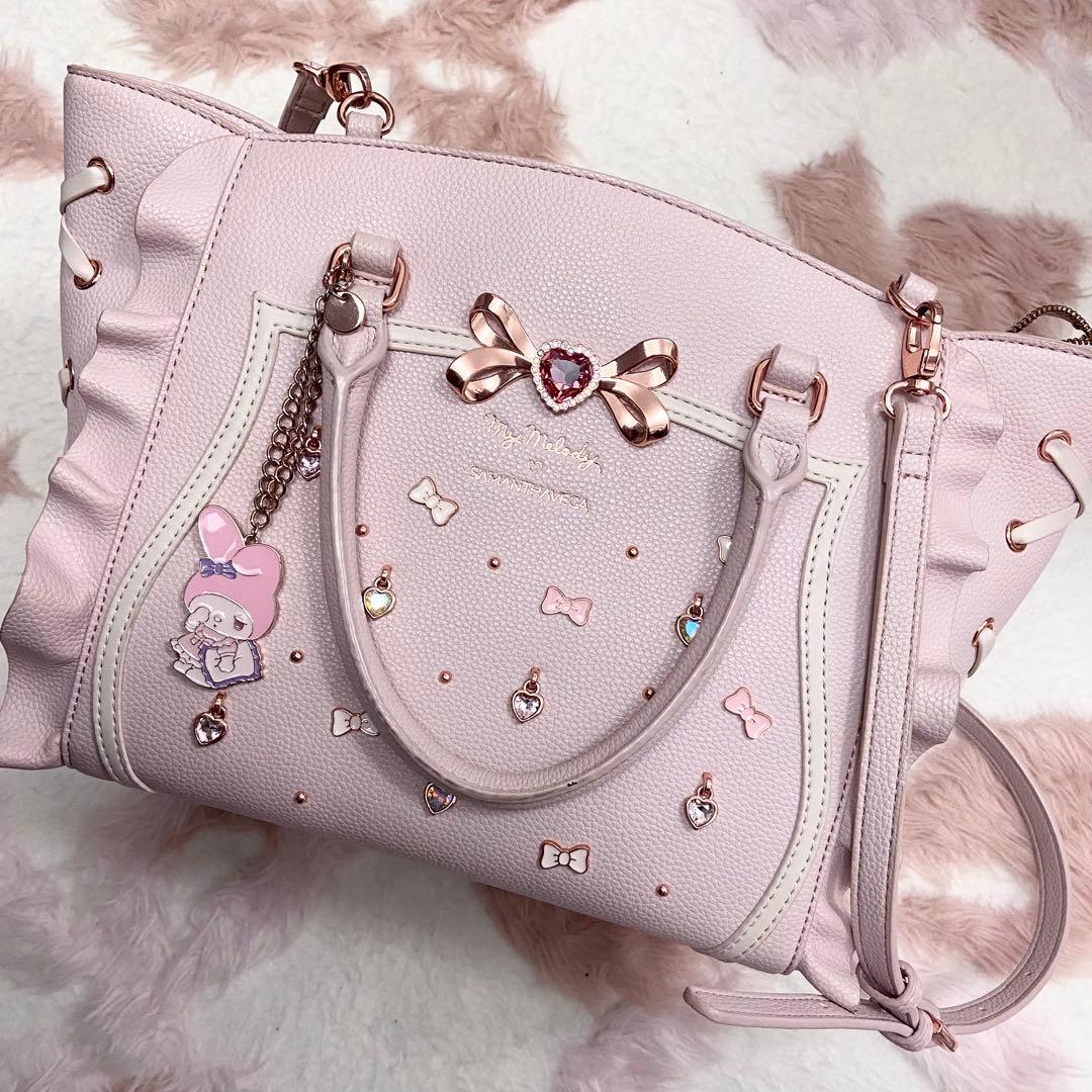 サマンサベガ マイメロディ フラッター小 2wayバッグ