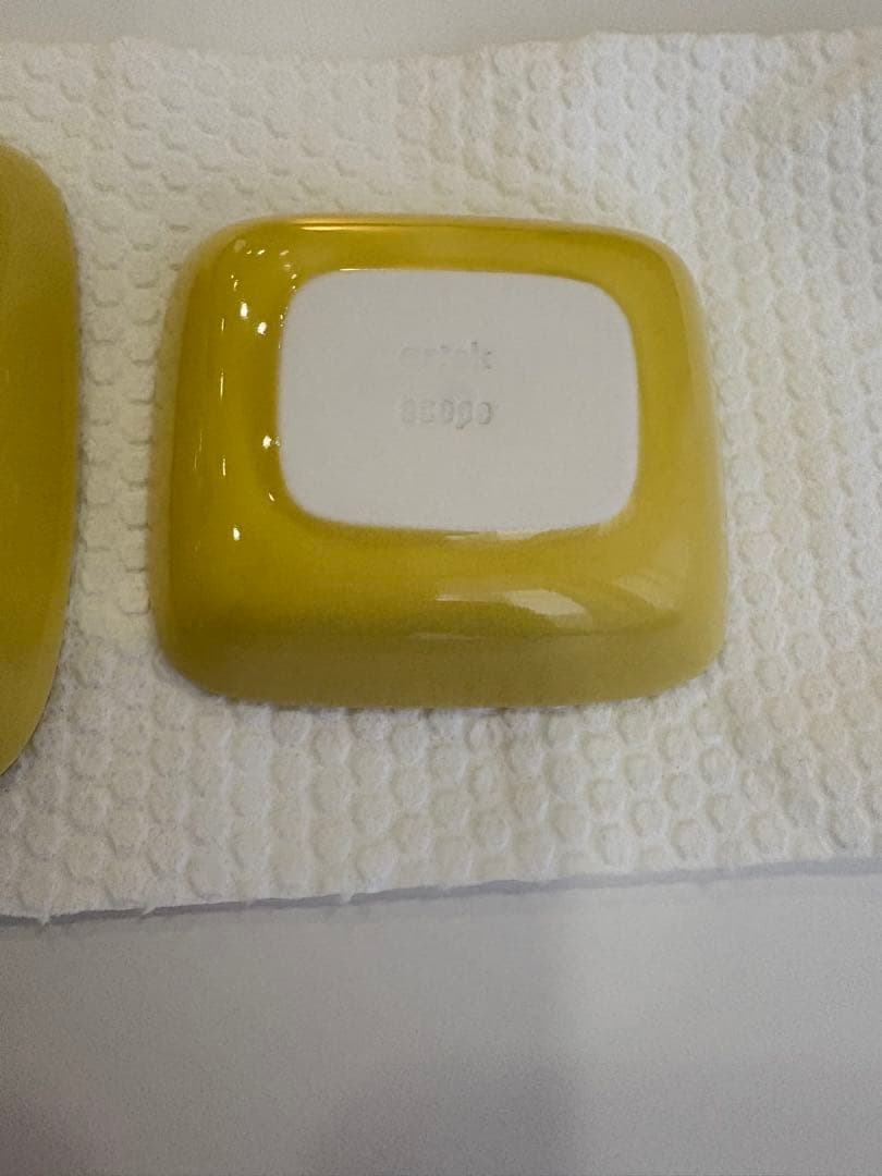 新品2組4枚　FINプレート Lehti イエロー