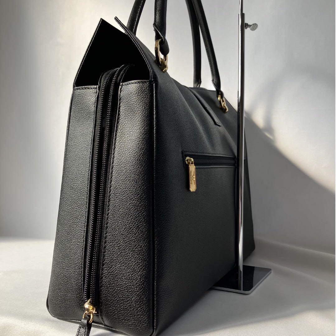 新品未使用　濱野皮革工藝　HAMANO グレースディライトトート　黒　高市総理