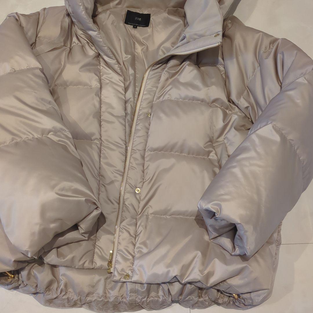 23区　ダウンジャケット　シレータフタコンパクトダウンコート　38