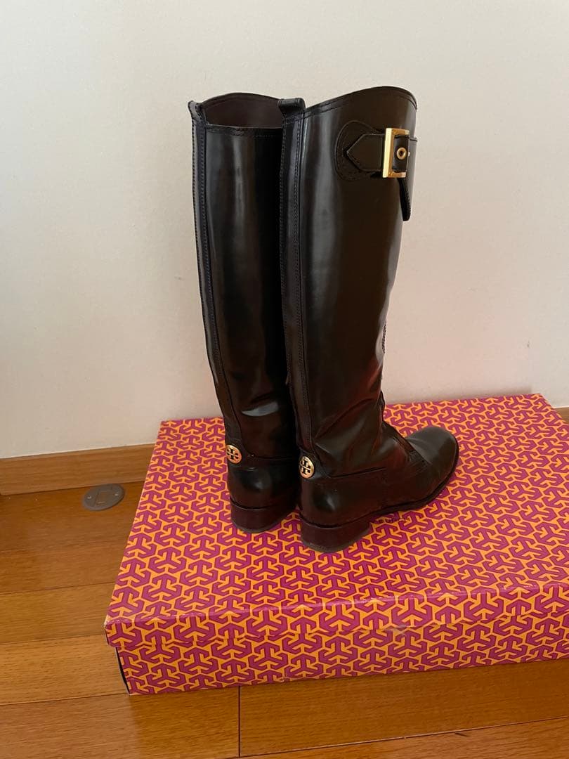 Tory Burch ブーツチョコレートブラウン23.5