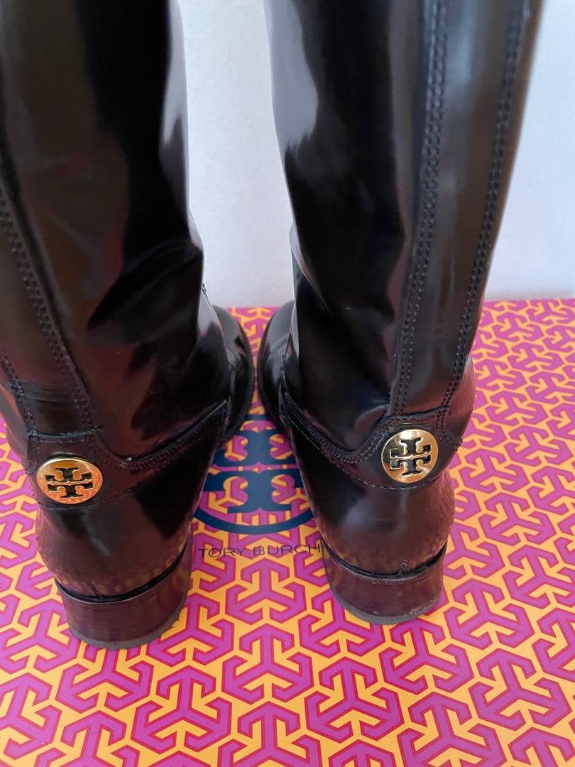 Tory Burch ブーツチョコレートブラウン23.5