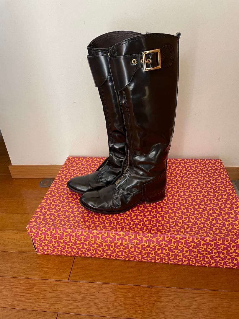 Tory Burch ブーツチョコレートブラウン23.5