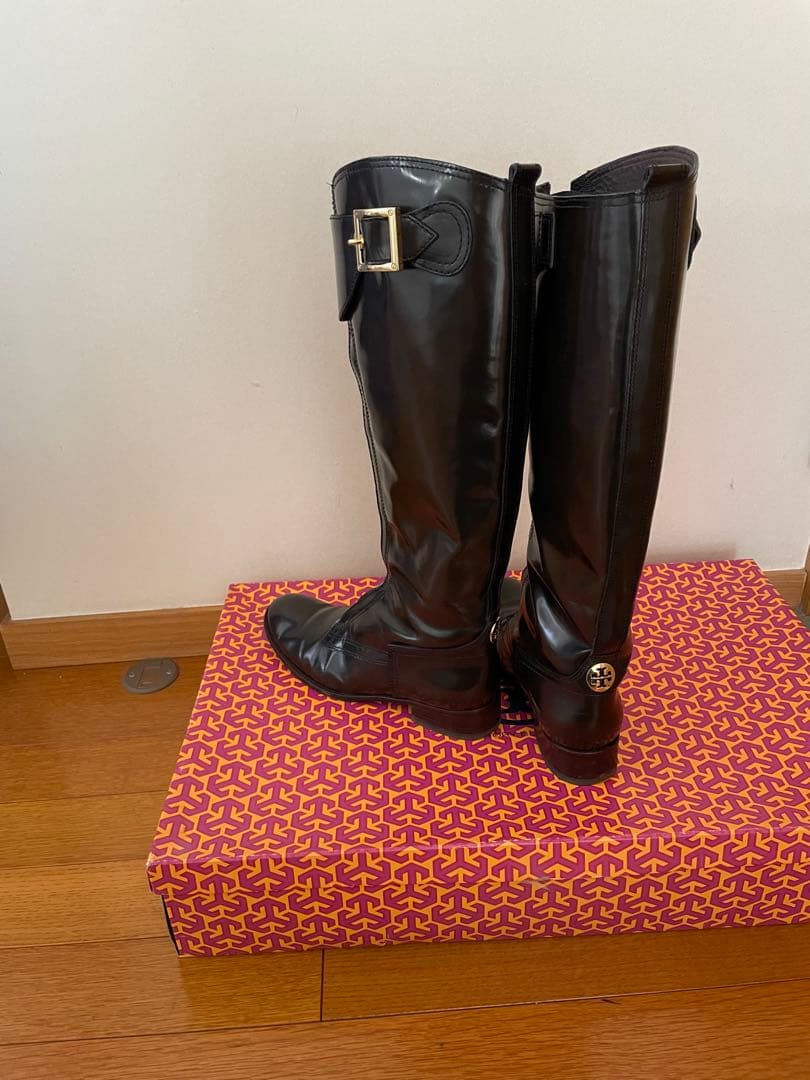 Tory Burch ブーツチョコレートブラウン23.5