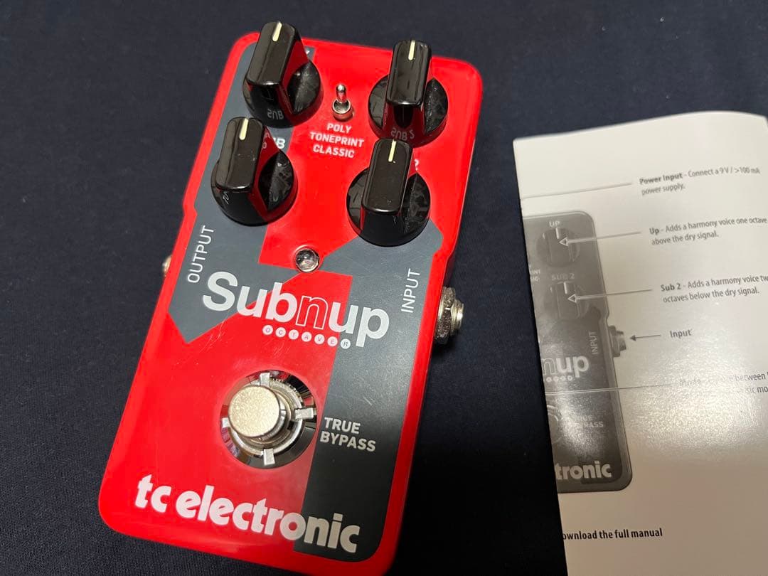 tc electronic Sub'n'up ギターエフェクター　オクターバー