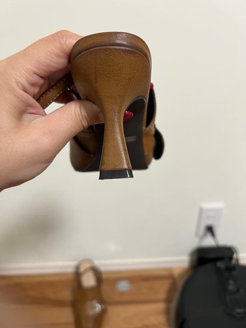 moussy BELTED ミュール