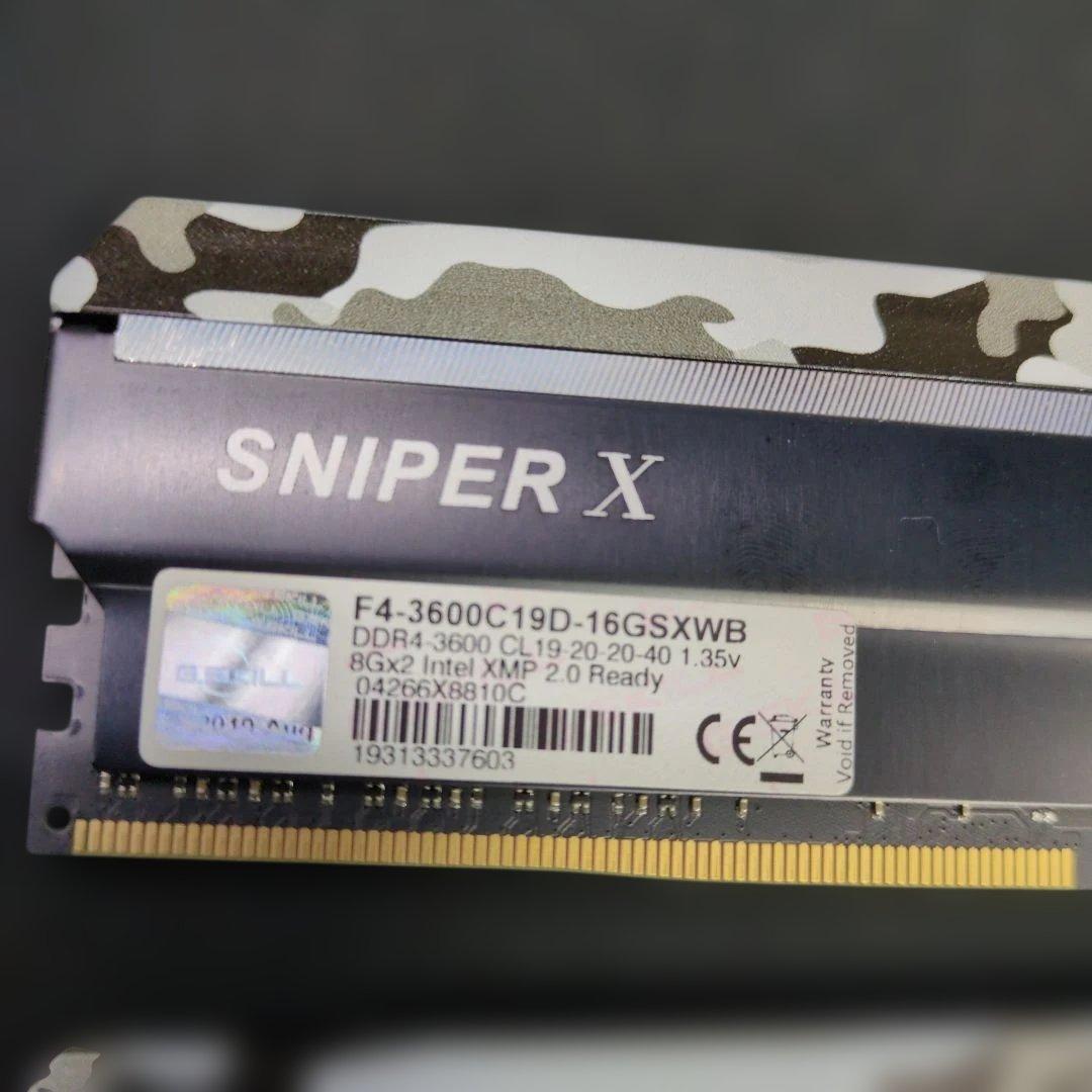 メモリー G.SKILL SNIPER X 32GB DDR4-3600