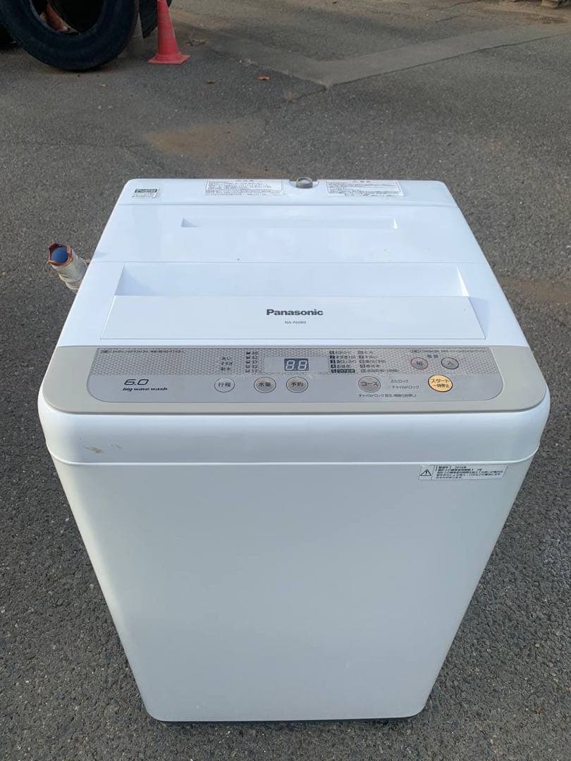 送料設置無料　Panasonic 全自動電気洗濯機 NA-F60B9
