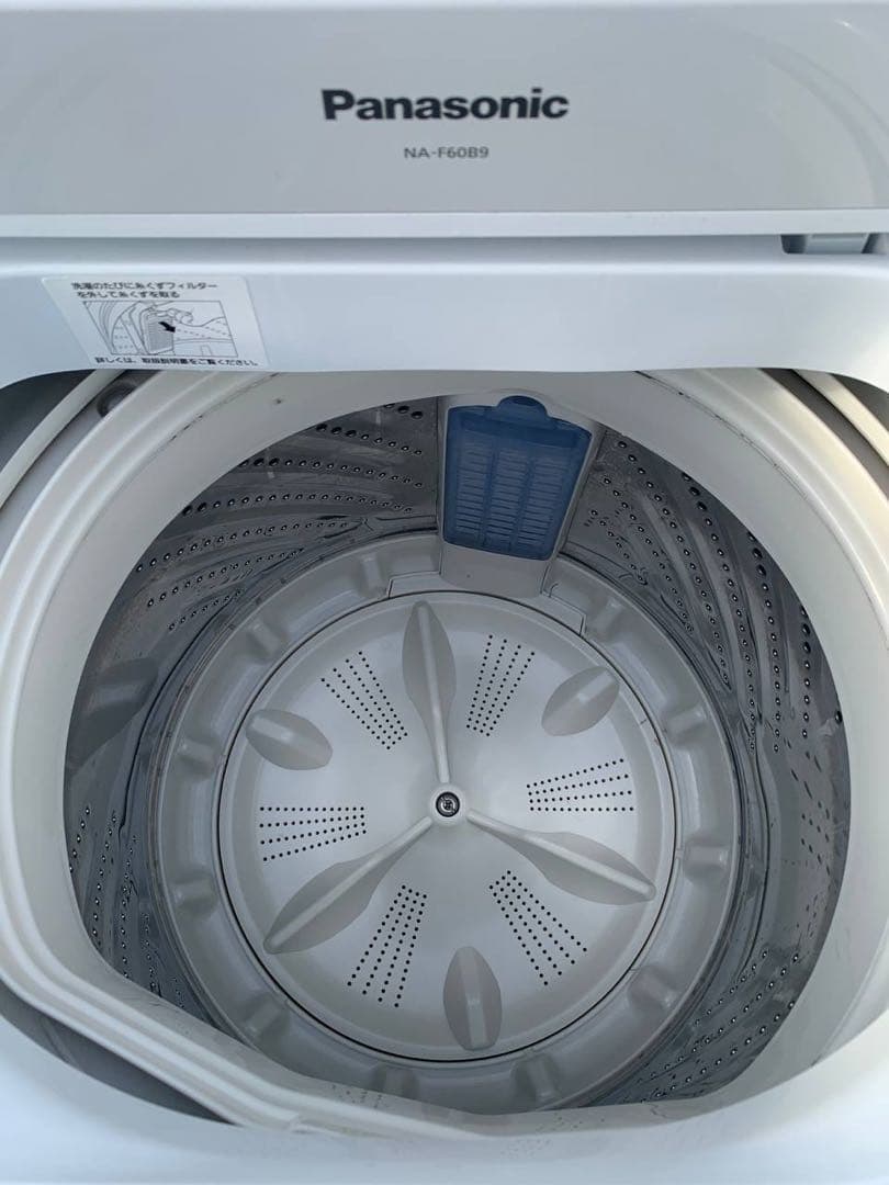 送料設置無料　Panasonic 全自動電気洗濯機 NA-F60B9