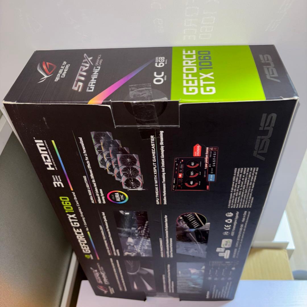 グラフィックボード・グラボ・ビデオカード ASUS ROG STRIX-GTX1060-O6G-GAMING