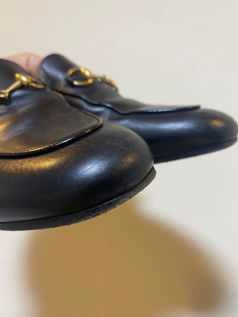 gucci プリンスタウン ファー スリッパ グッチ ミュール ホースビット