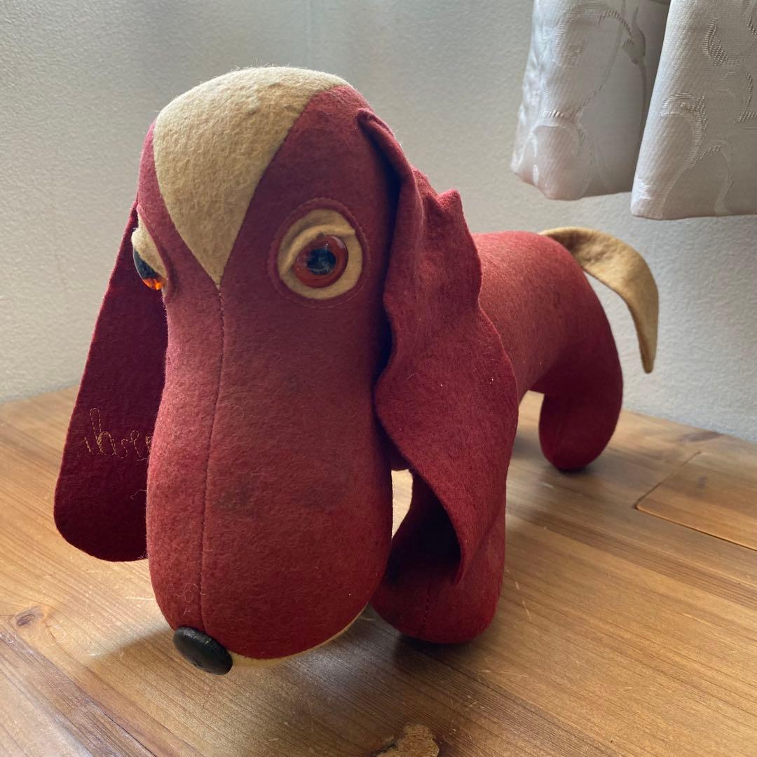 ダックスフンド　ハーバード大学　カレッジドール　カレッジマスコット　ぬいぐるみ