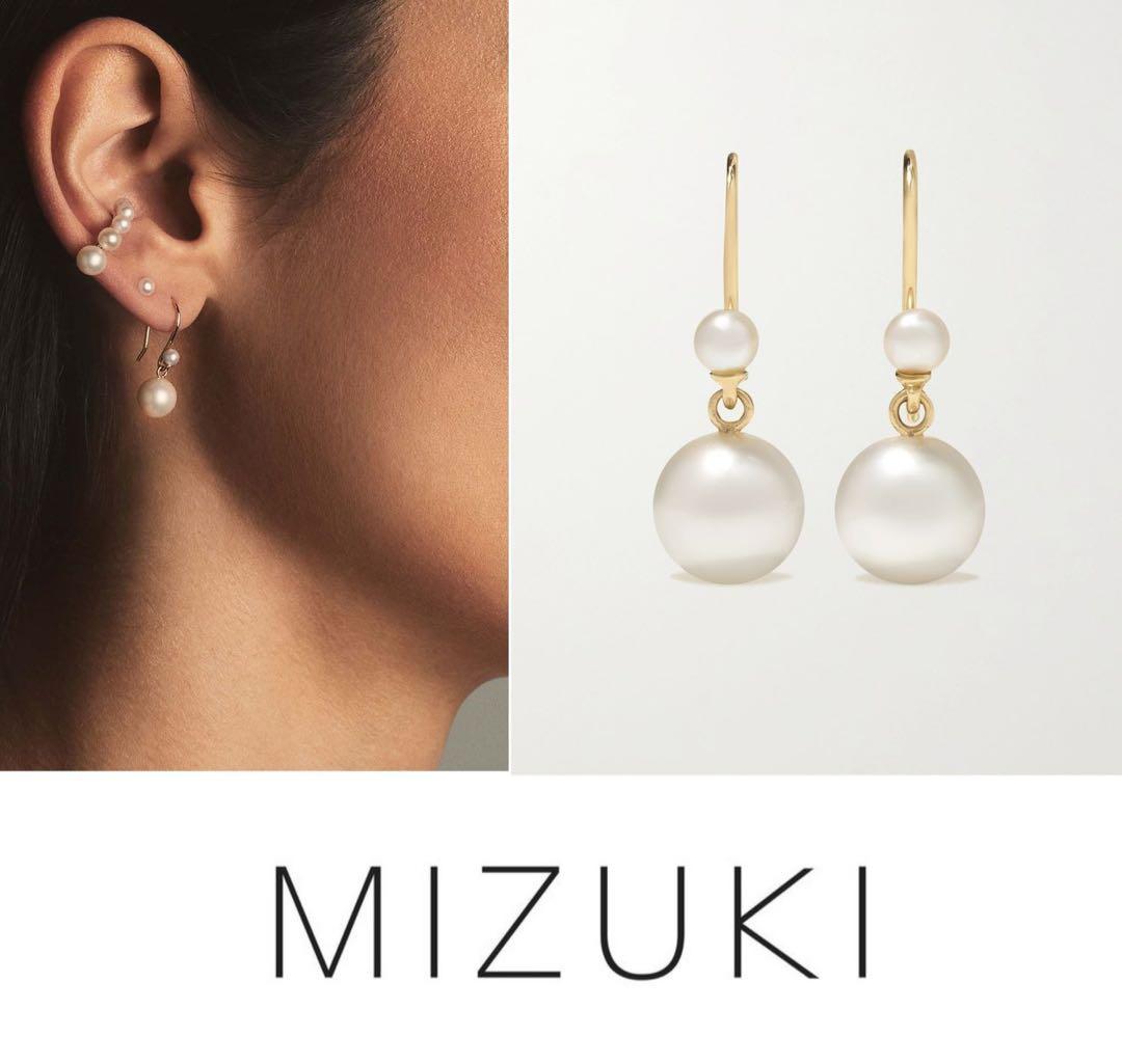 Mizuki 淡水パールドロップピアス