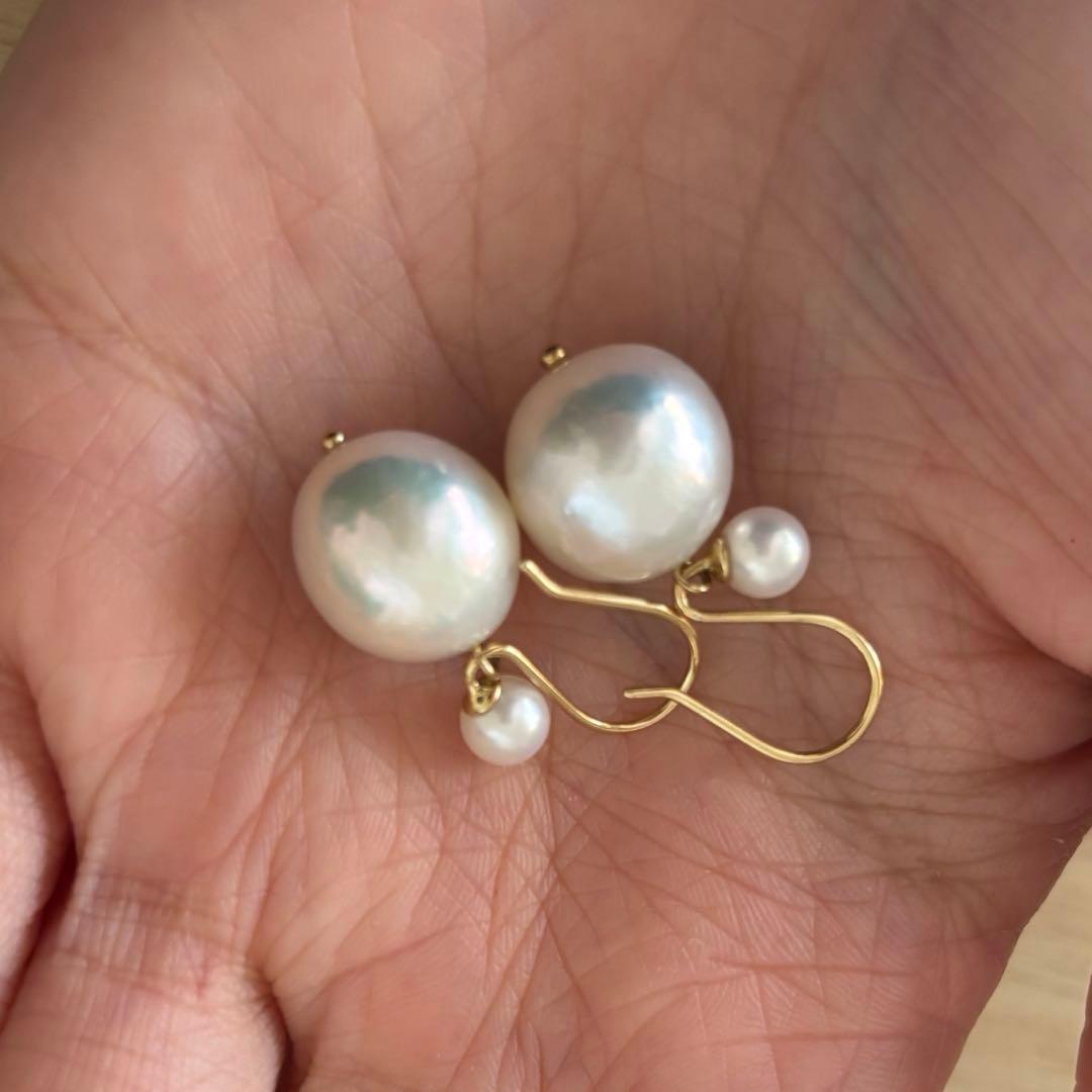 Mizuki 淡水パールドロップピアス