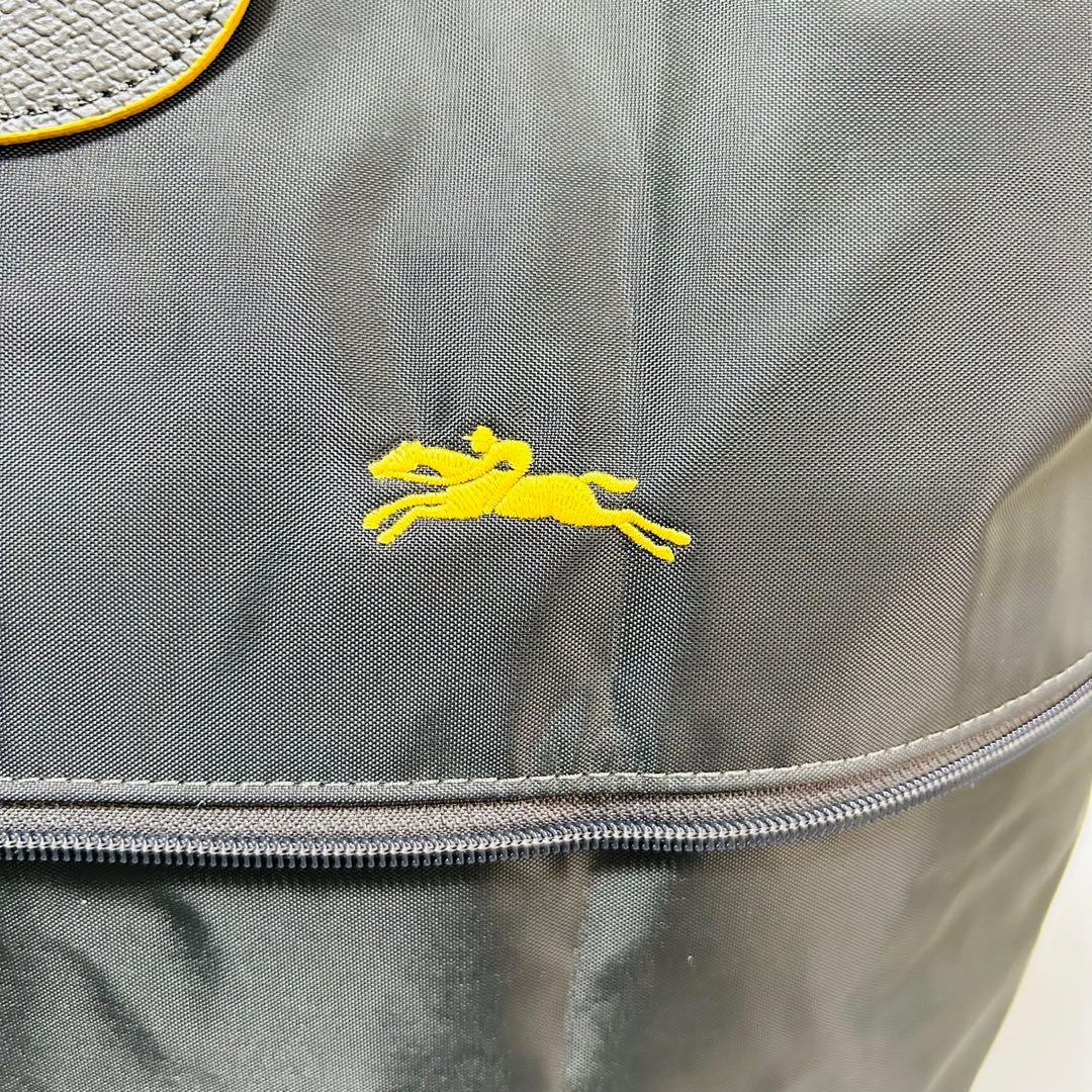 新品 ロンシャン ボストンバッグ ル・プリアージュ クラブ グレー 2way