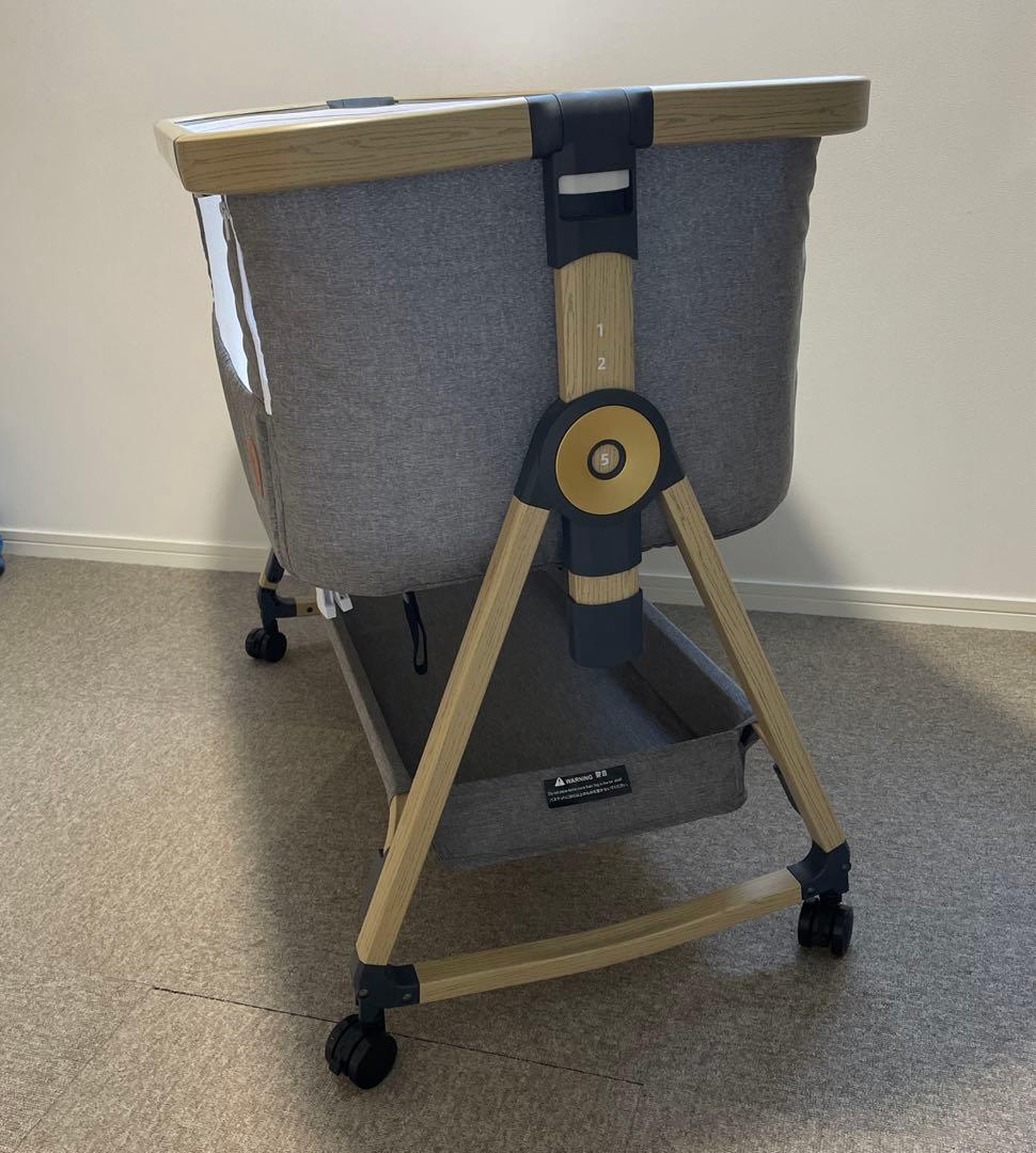 ベビーベッド　HZDMJグレー