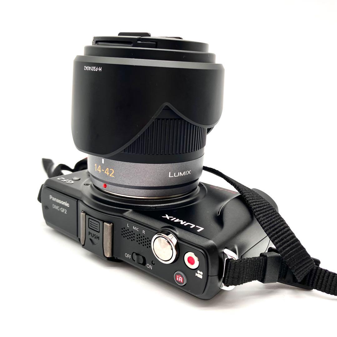 Panasonic DMC-GF2 ブラック 14-42mmレンズキット
