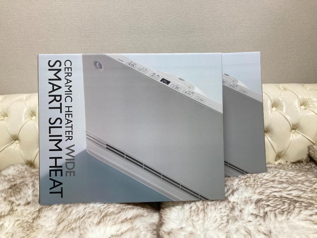 【新品未開封】 THREEUP セラミックファンヒーター SLIM その①