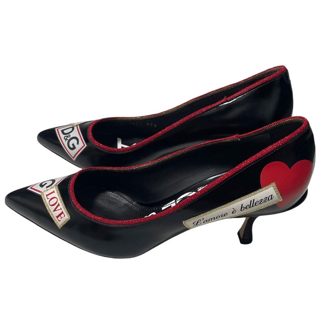 希少 ドルチェアンドガッバーナ L'AMORE e BELLEZZA パンプス