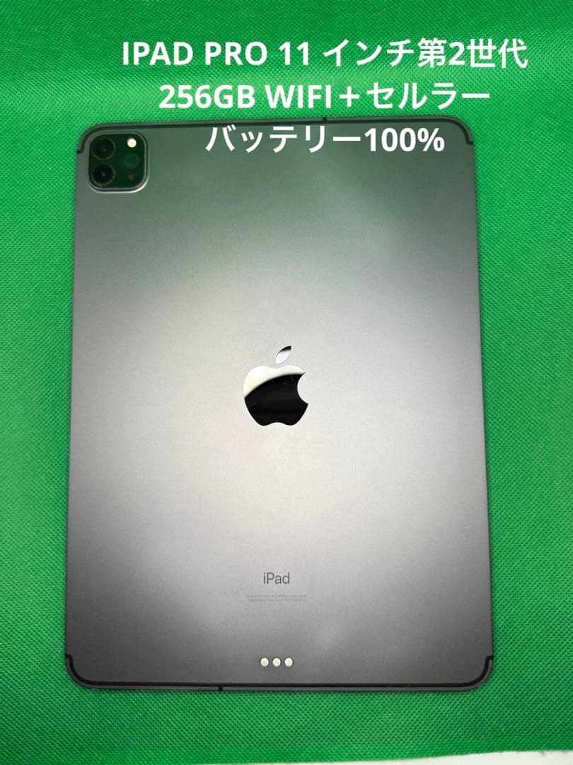 2119 IPAD PRO 11インチ第二世代256GB WIFI＋セルラー