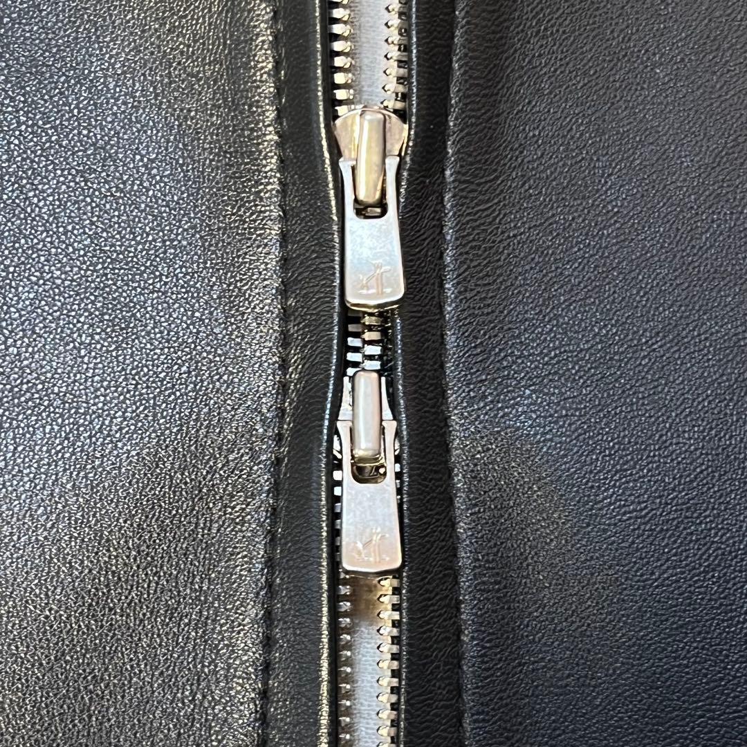 美品☆エストネーション 本革 羊革 ラムレザー ライダースジャケット 柔らかい革