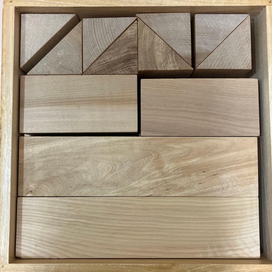 ま*ー様 フレーベル館　中型床上積木 桜の木 つみき