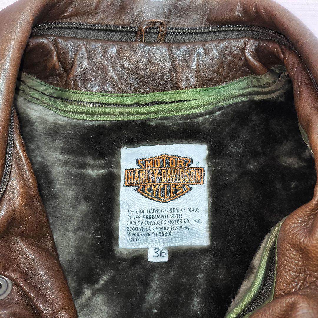 ハーレーダビッドソン G-1 A-2 4Way 羊革 フライトジャケット レザー