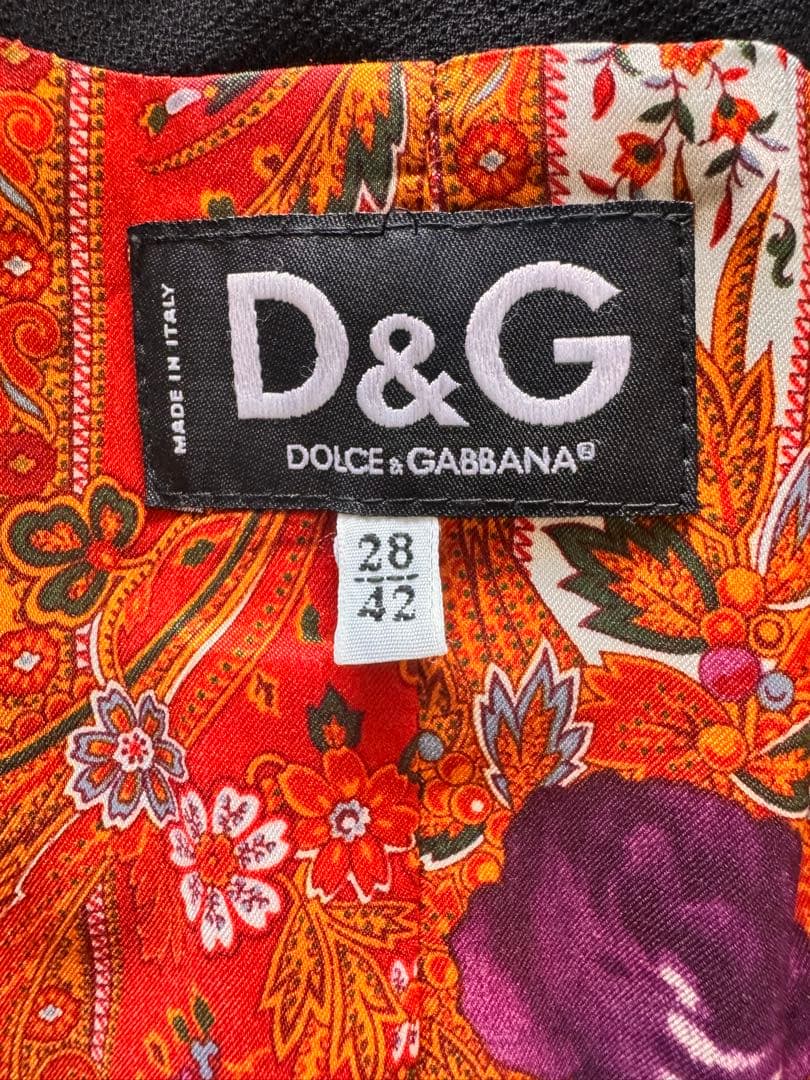 【D&G】スーツ　ジャケットパンツスーツ　42サイズ　24時間以内発送