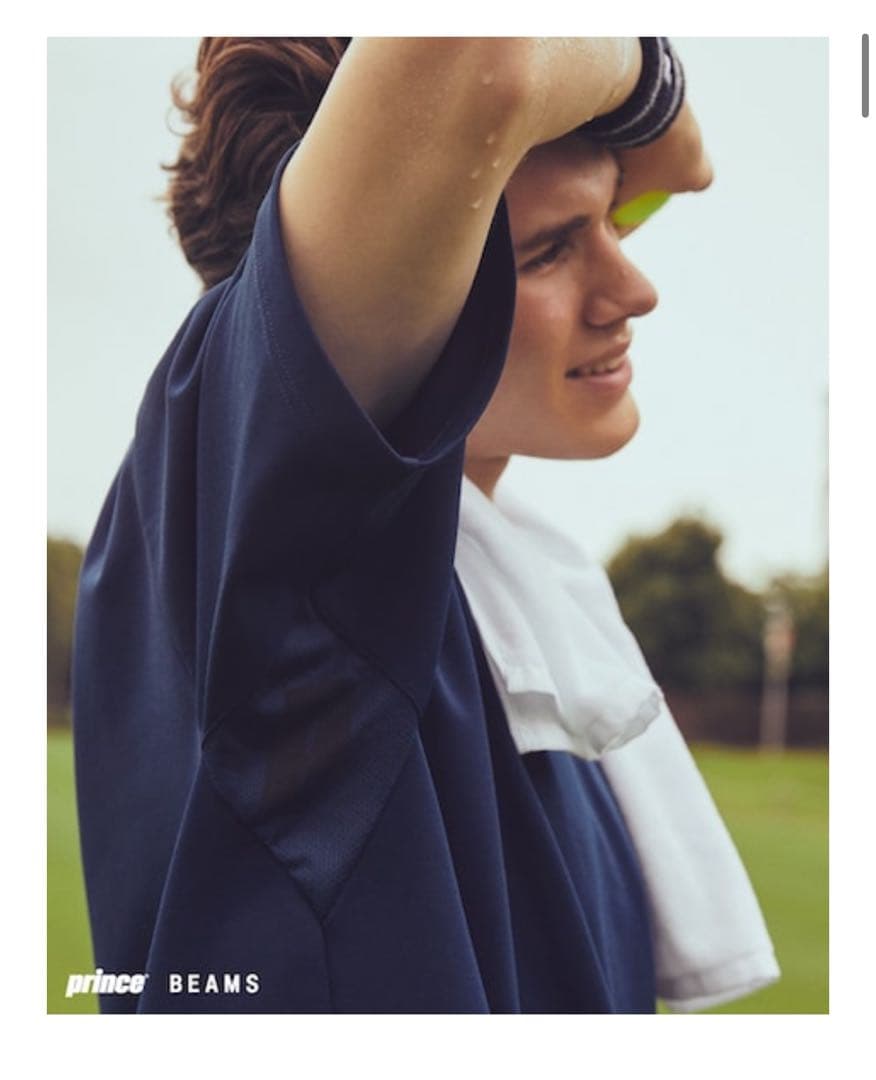 prince BEAMS コラボ Tシャツ S ネイビー