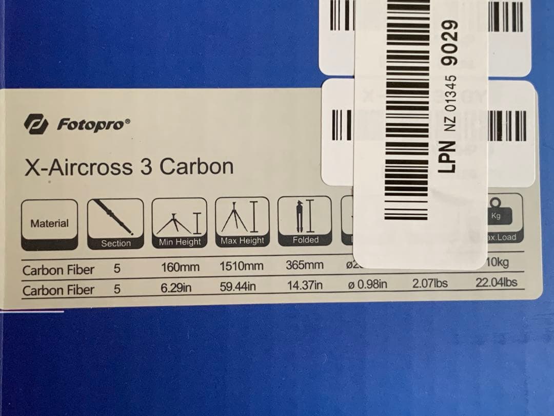 Fotopro・X-Aircross 3 Carbon
