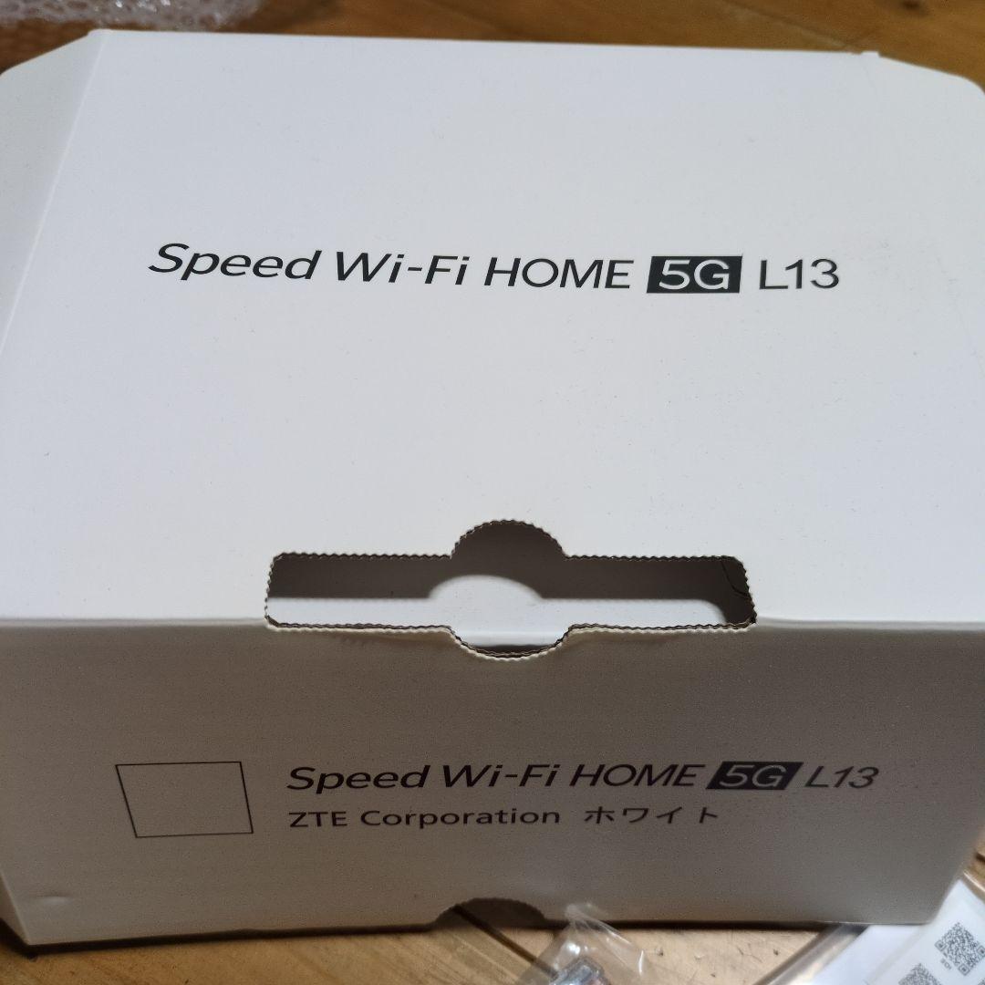 Speed Wi-Fi  5G L13 ZTE ルーターau